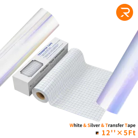 Holographic Adhesive Vinyl Bundle - 12" x 5 Ft