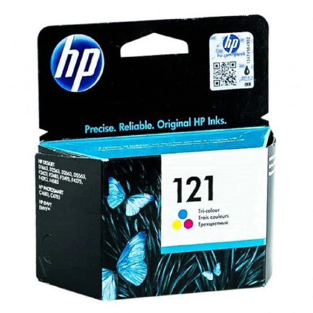 HP 121 Tri-Colour Original Ink Cartridge - CC643HE