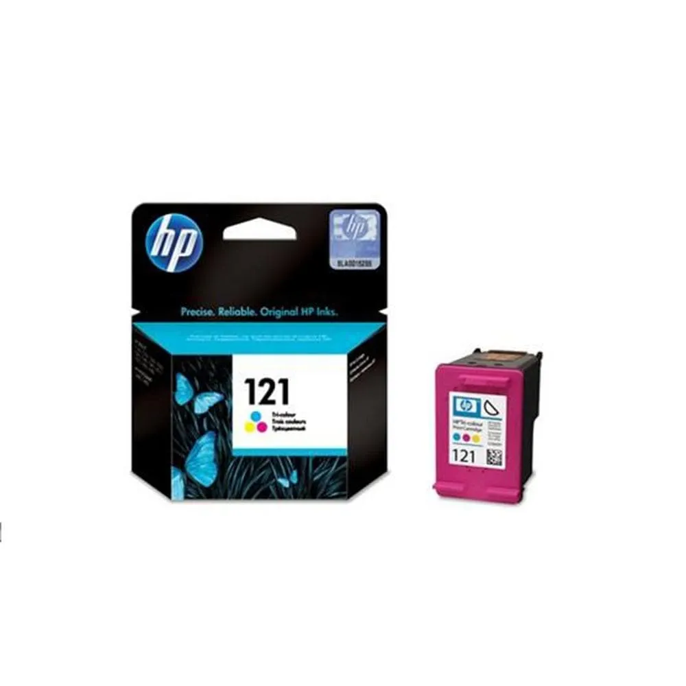 HP 121 Tri-Colour Original Ink Cartridge - CC643HE