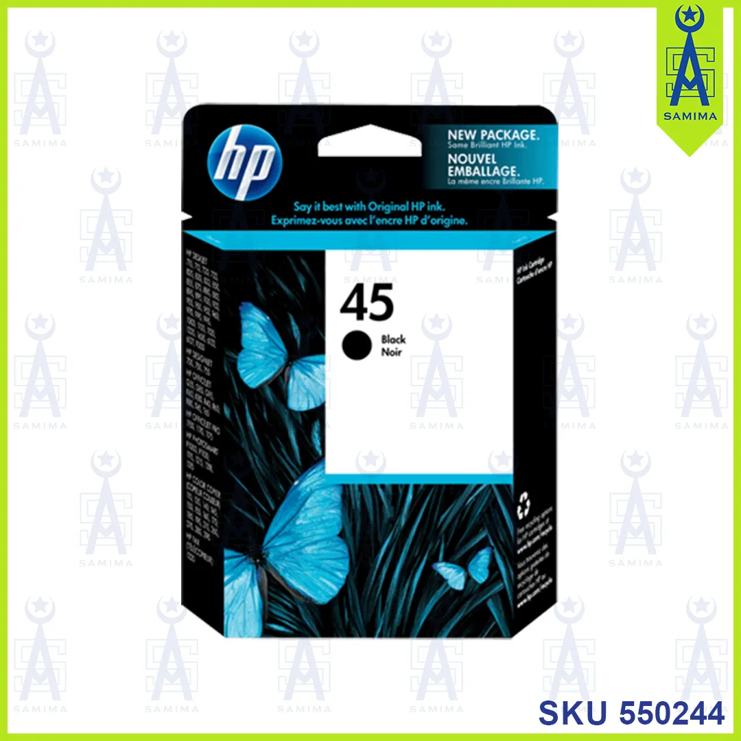 HP 45 BLACK INK CARTRIDGE