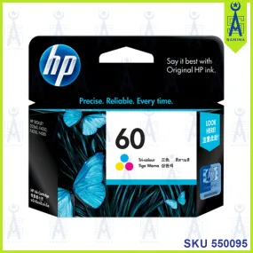 HP 60 COLOUR INK CARTRIDGE