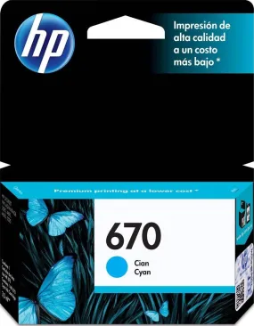 Hp-670 Cyan