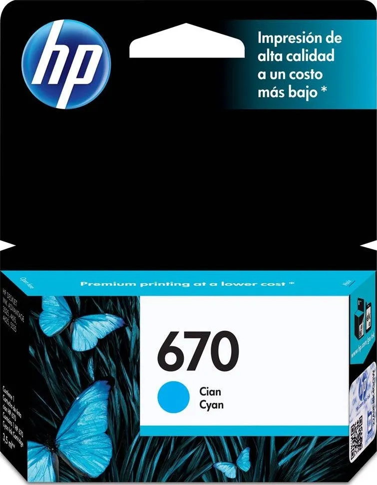 Hp-670 Cyan