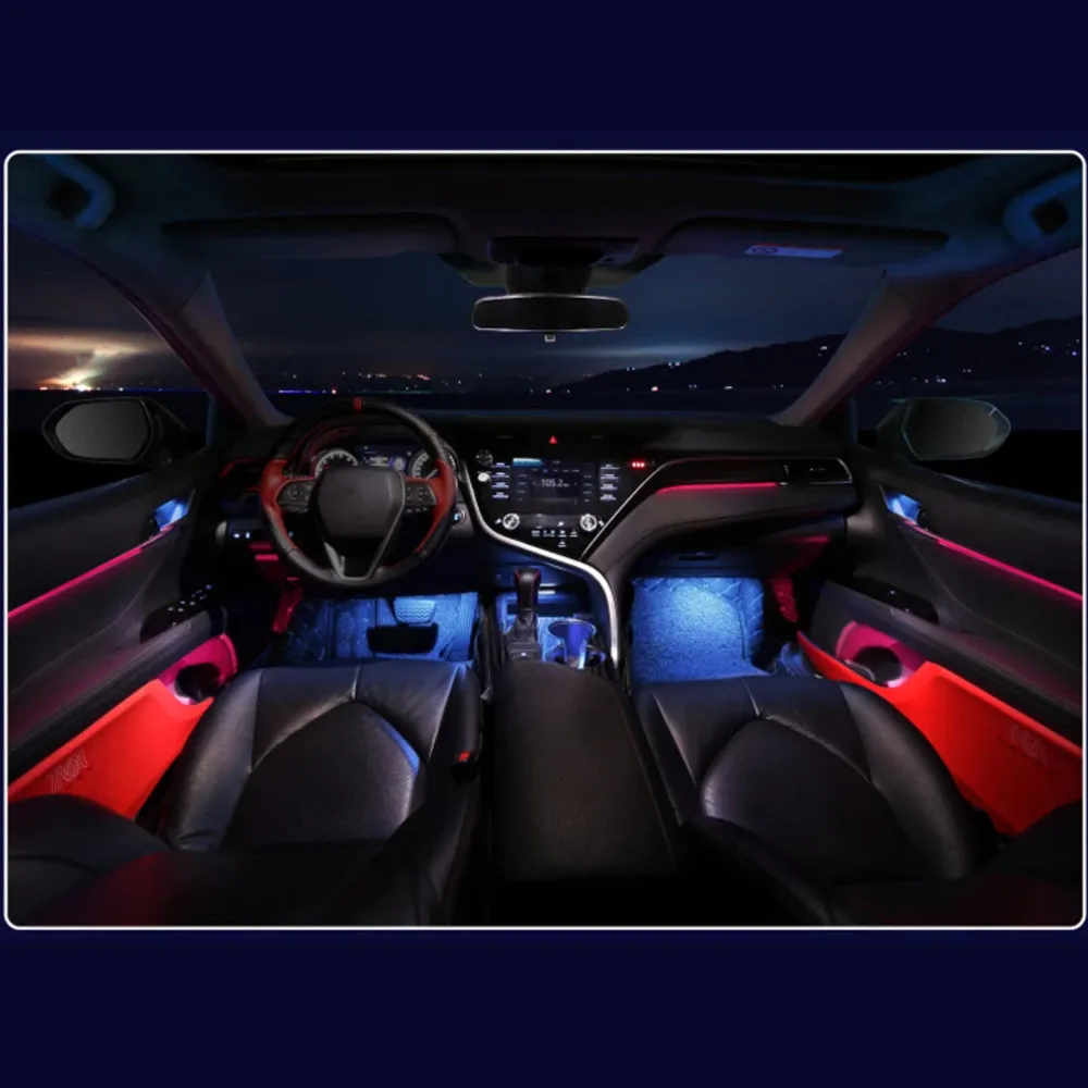 HRS 2018-20 Toyota Camry Ambient Lighting Kit - 64 Colors RGB