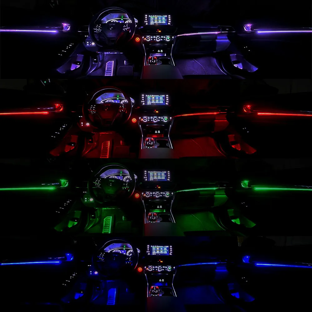 HRS 2018-22 Honda Accord Ambient Lighting Kit - 64 Colors RGB