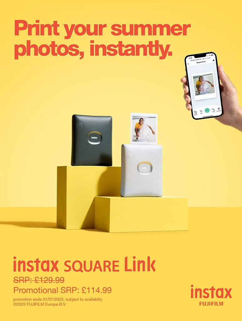 Instax Square Link Ash White