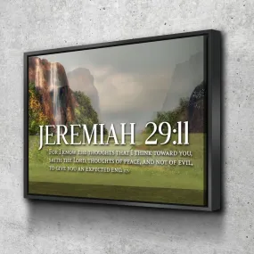 Jeremiah 2911 Kjv #6 Bible Verse Canvas Wall Art - Christian Canvas Wall Art