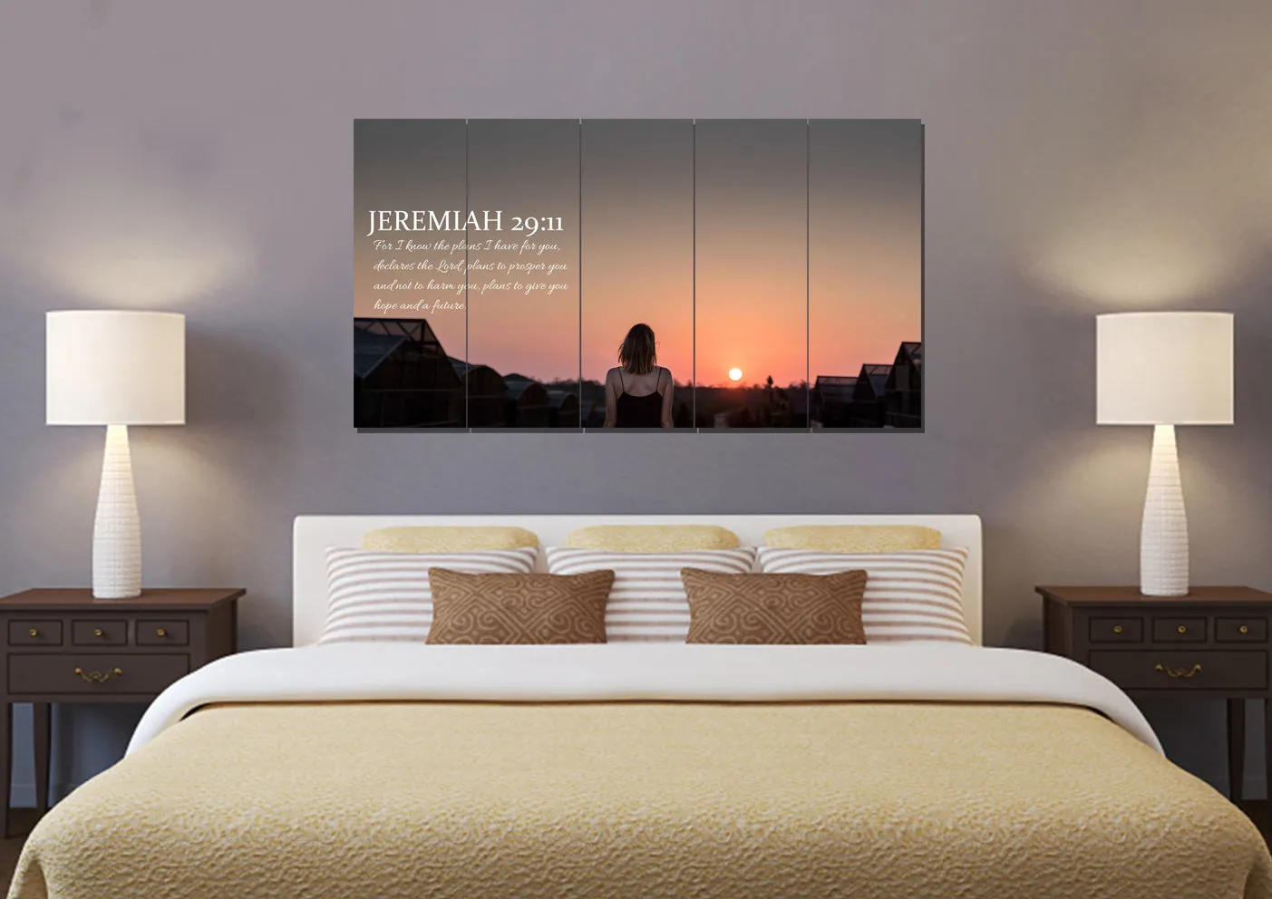 Jeremiah 2911 Niv #7 Bible Verse Canvas Wall Art - Christian Canvas Wall Art