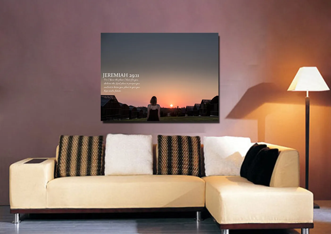 Jeremiah 2911 Niv #7 Bible Verse Canvas Wall Art - Christian Canvas Wall Art
