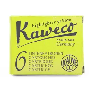 Kaweco Ink Cartridges - Glowing Yellow