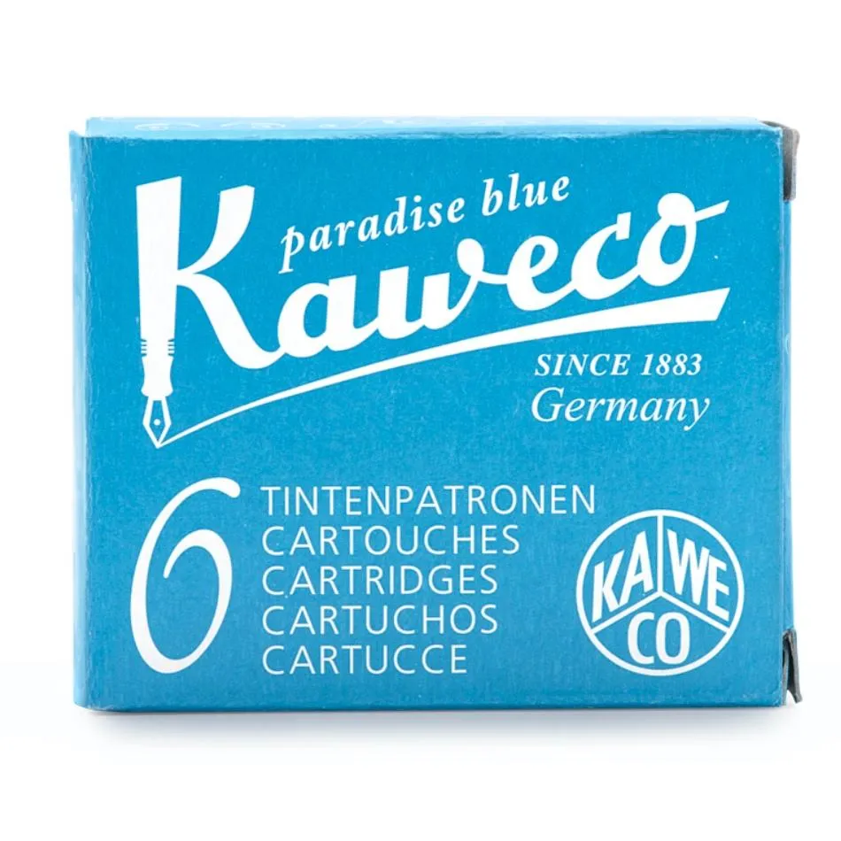 Kaweco Ink Cartridges - Paradise Blue