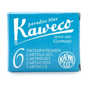 Kaweco Ink Cartridges - Paradise Blue