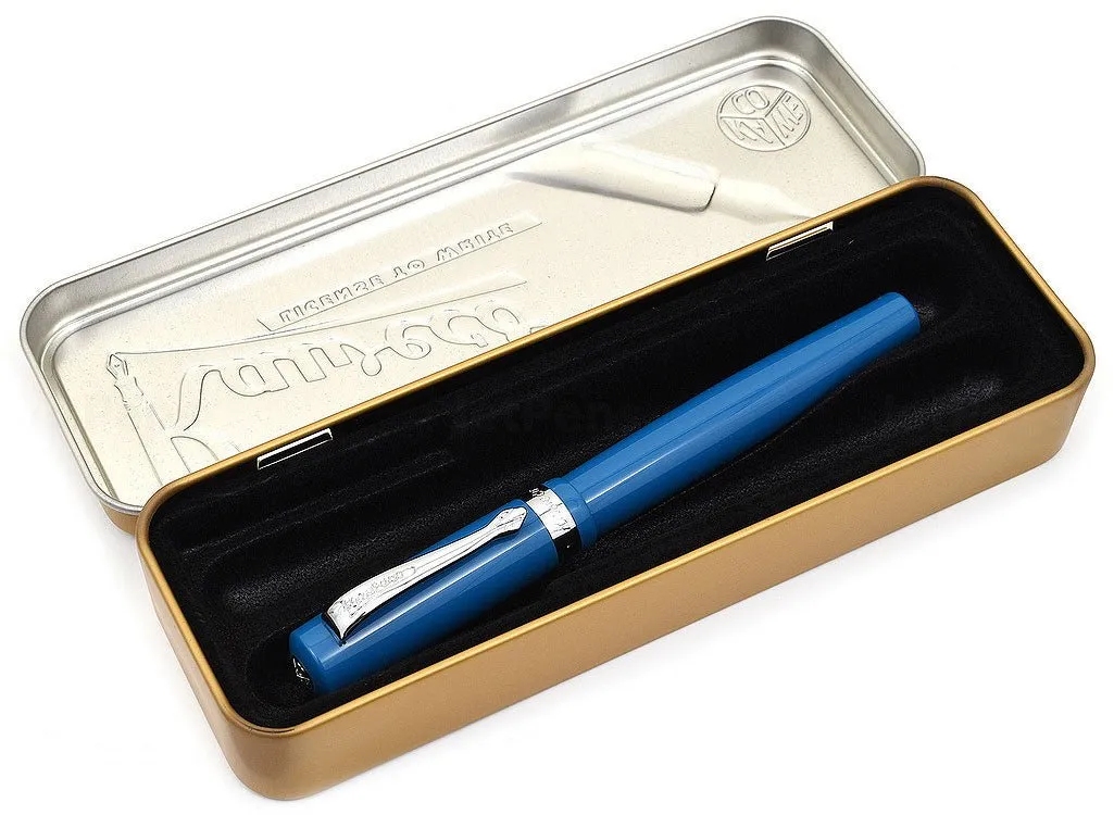 Kaweco Student Broad Nib Vintage Blue Fountain Pen 10000784