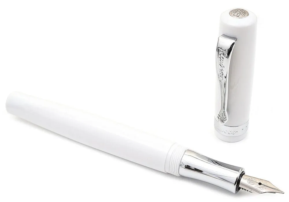 Kaweco Student Broad Nib White Fountain Pen 10000163