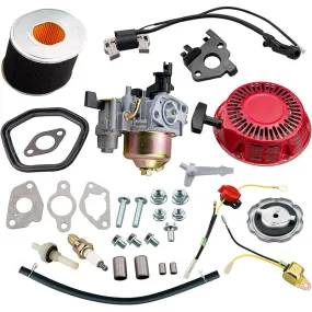 Kit Recoil Starter Carburetor Air Filter Honda GX240 GX270 8Hp 9Hp eng