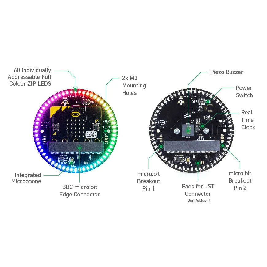 Kitronik ZIP Halo HD for micro:bit