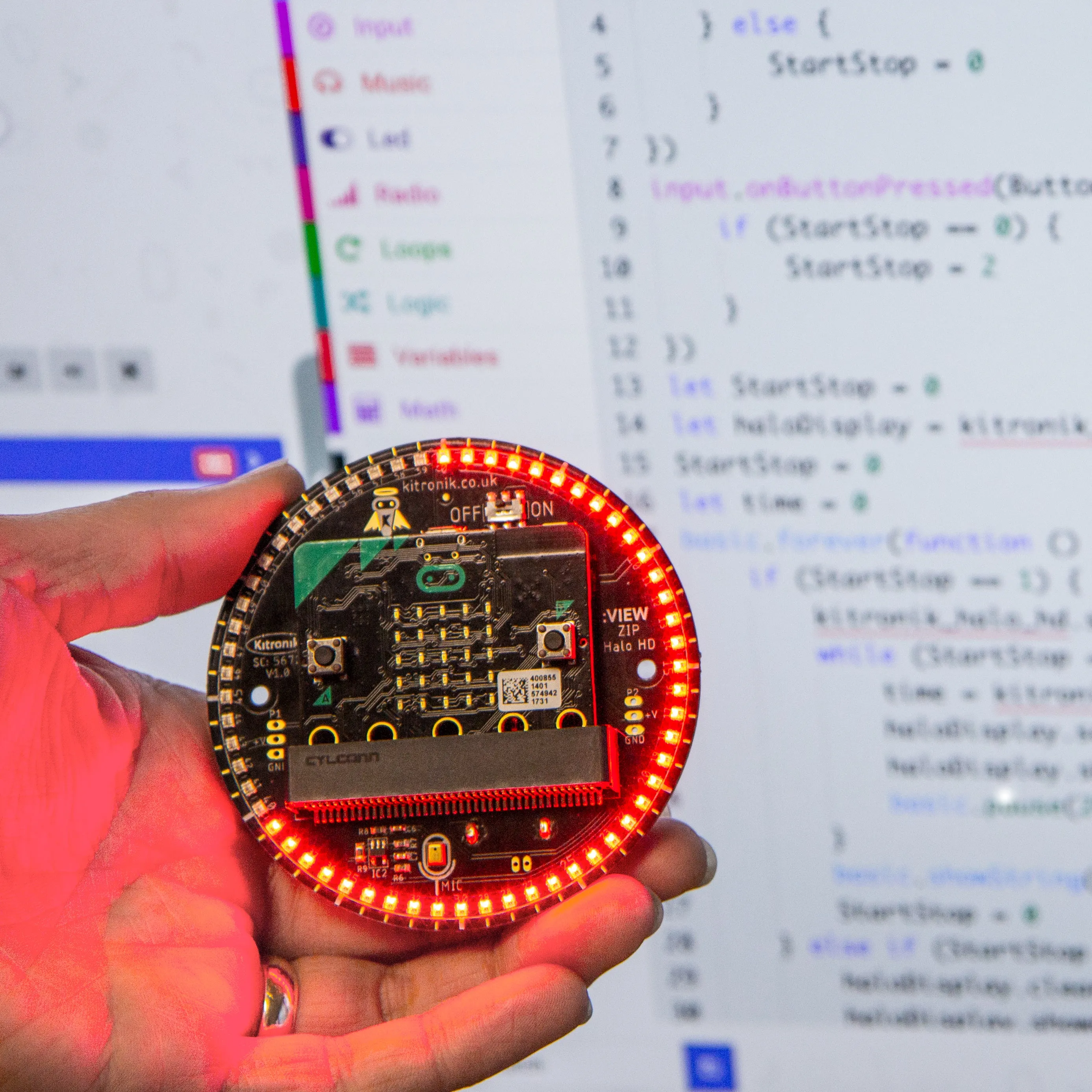 Kitronik ZIP Halo HD for micro:bit