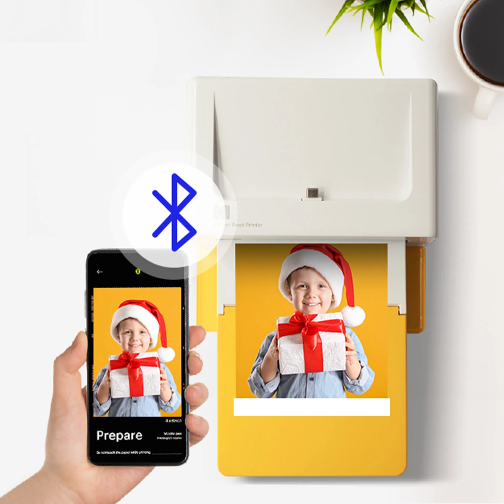 KODAK Dock Plus 4PASS Instant Photo Printer (4x6 inches)   90 Sheets Gift Bundle