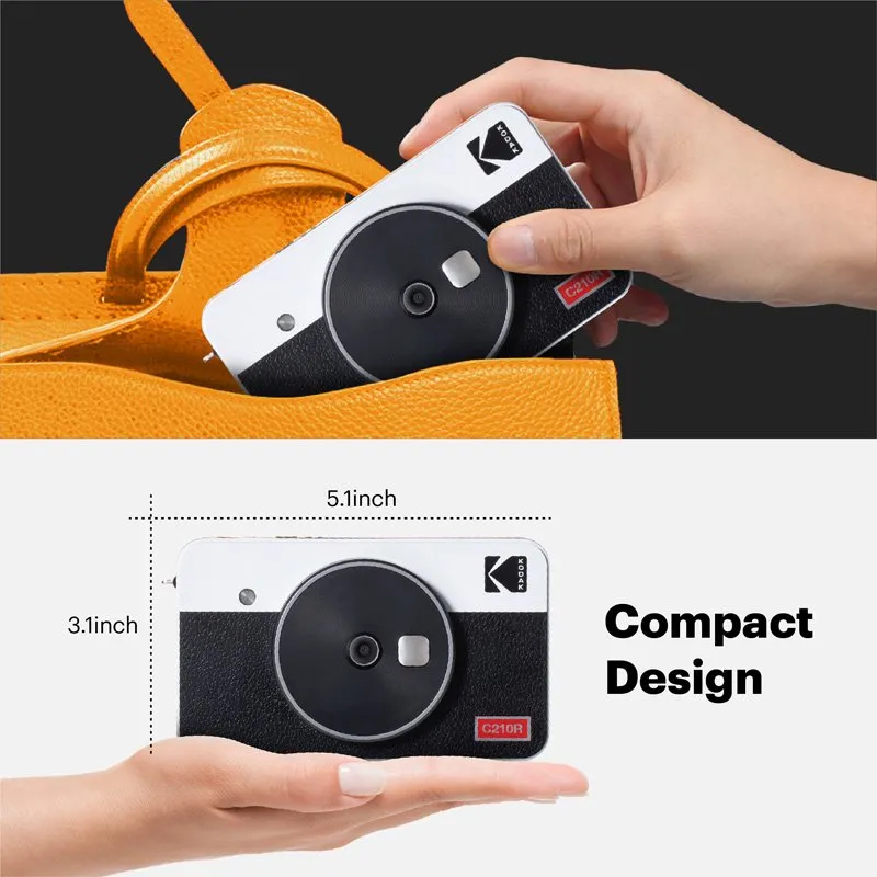 Kodak Instant Camera Mini Shot 2 Retro - Yellow