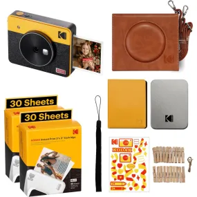 Kodak Instant Camera Mini Shot 3 Retro Cartridge   Accessories Bundle