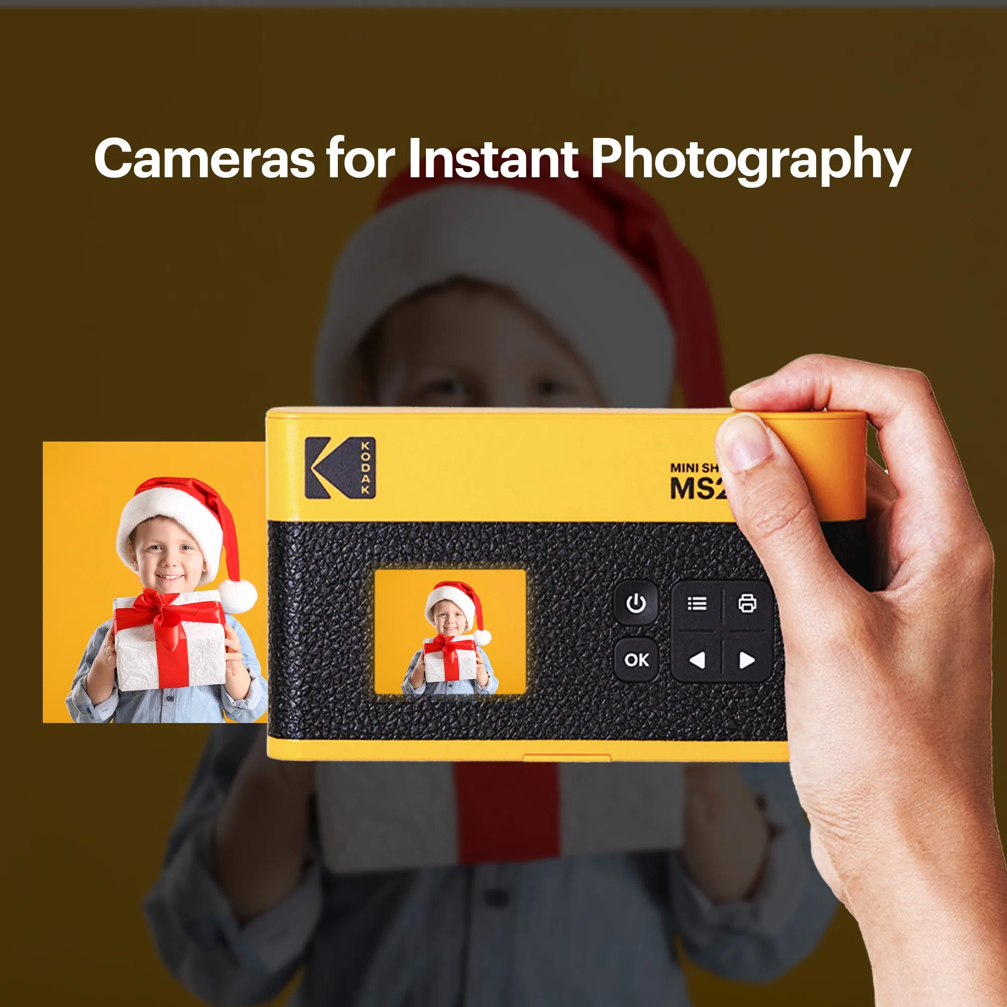KODAK Mini Shot 2 ERA 4PASS 2-in-1 Instant Camera and Photo Printer (2.1x3.4) (Camera   68 Sheets)