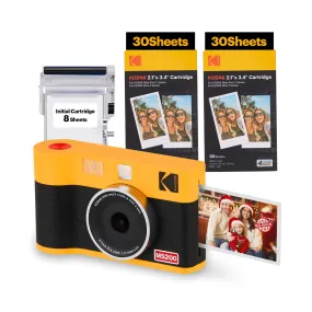 KODAK Mini Shot 2 ERA 4PASS 2-in-1 Instant Camera and Photo Printer (2.1x3.4) (Camera   68 Sheets)
