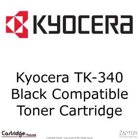 Kyocera TK-340 Black Compatible Toner Cartridge - Alternate Brand, A-K-TK-340-BK