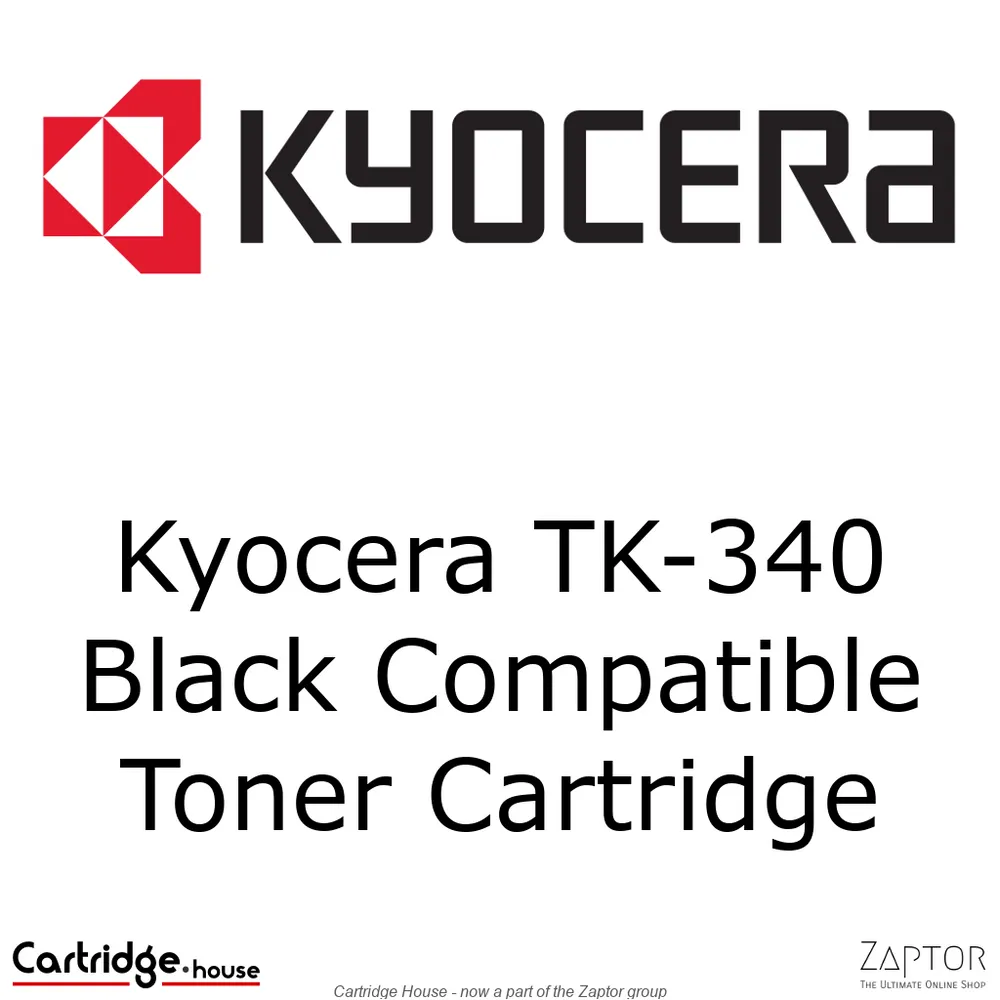 Kyocera TK-340 Black Compatible Toner Cartridge - Alternate Brand, A-K-TK-340-BK