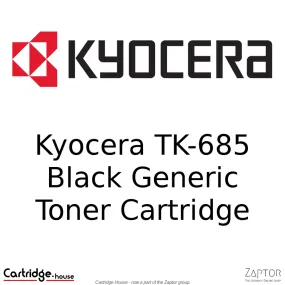 Kyocera TK-685 Black Compatible Toner Cartridge - Alternate Brand, A-K-TK-685-BK