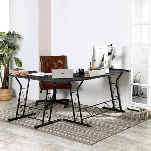 L Shaped Desk Home Office Corner Desk Gaming Computer Desk