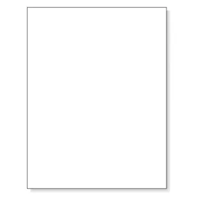Laser Labels - White - 8-1/2" x 11" - 1 / Sheet - 250 / Case