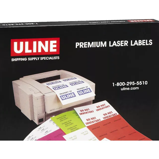 Laser Labels-White