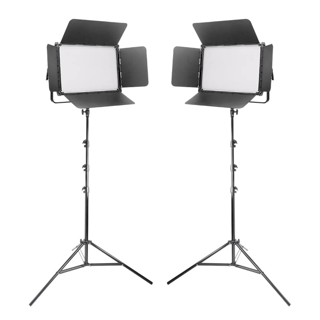 LECO1500B MKII 150Ws Bi-Colour LED Panel Twin Kit