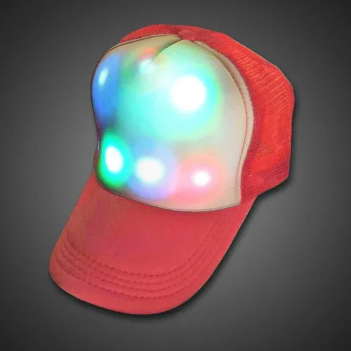 LED Light Up Cap Trucker Baseball Hat