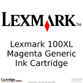 Lexmark 100XL Magenta Compatible Ink Cartridge - Alternate Brand, A-L-100XL-M