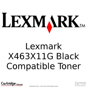 Lexmark X463, X464, X466 Extra High Yield Black Compatible Toner Cartridge - Alternate Brand, A-L-X463XH/X464XH/X466XH-BK