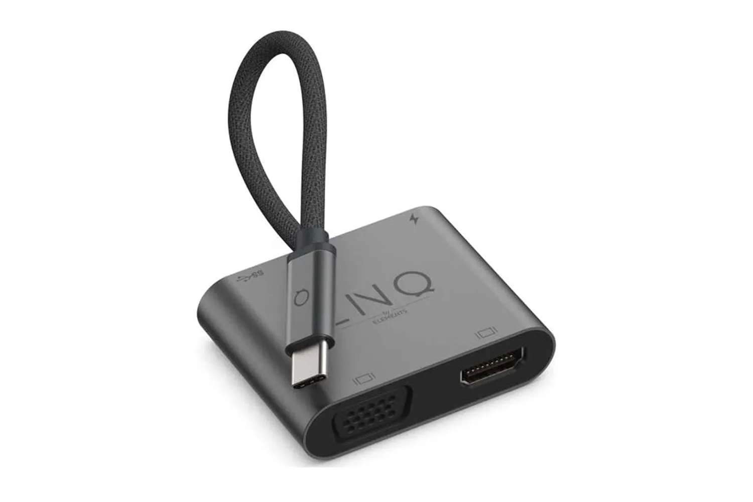 LINQ 4-in-1 USB-A USB-C VGA-HDMI Adapter