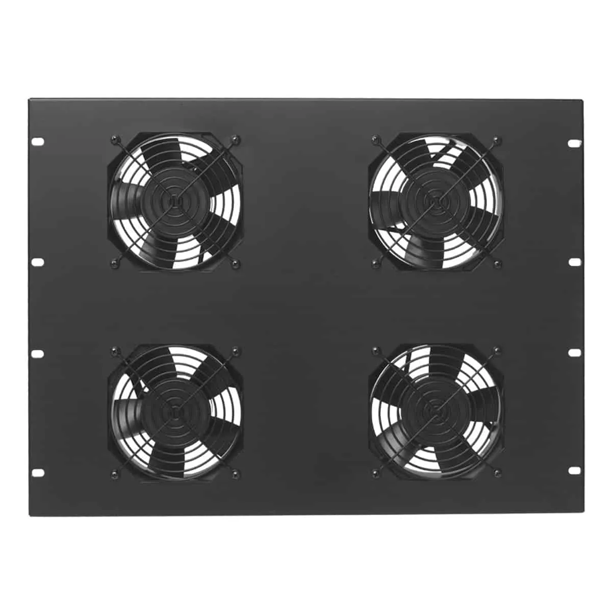 Lowell Mfg Fan Panel-3U, Two 4in Whisper Fans, 50cfm Each, Fan Guards