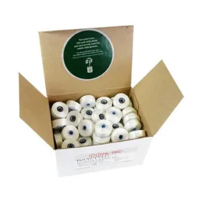 Magna-Glide Class M Poly Bobbin in White, Box of 100