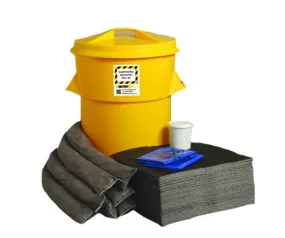 Maintenance Spill Kit Twin Handles Cylindrical Bin - M90SK || 90ltr Absorbency