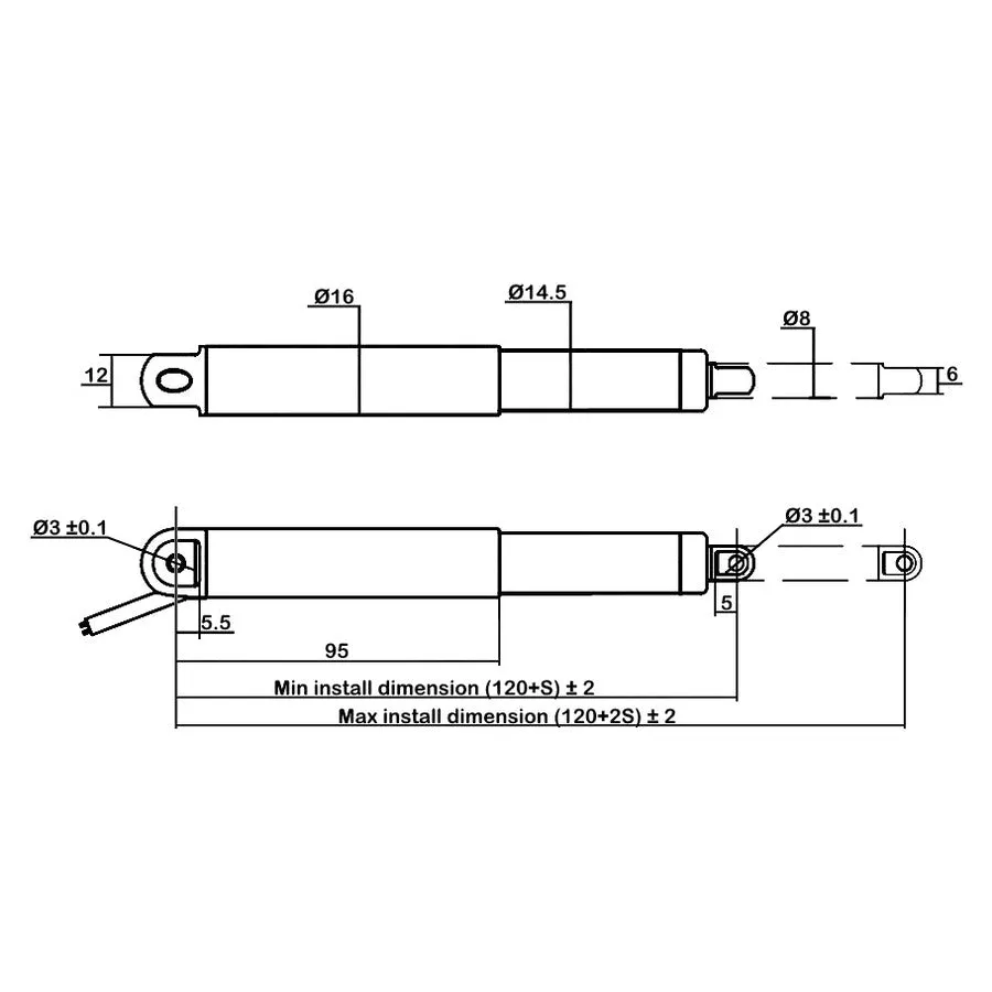 Micro Pen Actuators 12v
