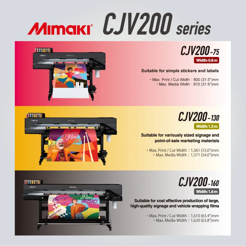 Mimaki CJV200 Integrated Printer/Cutter