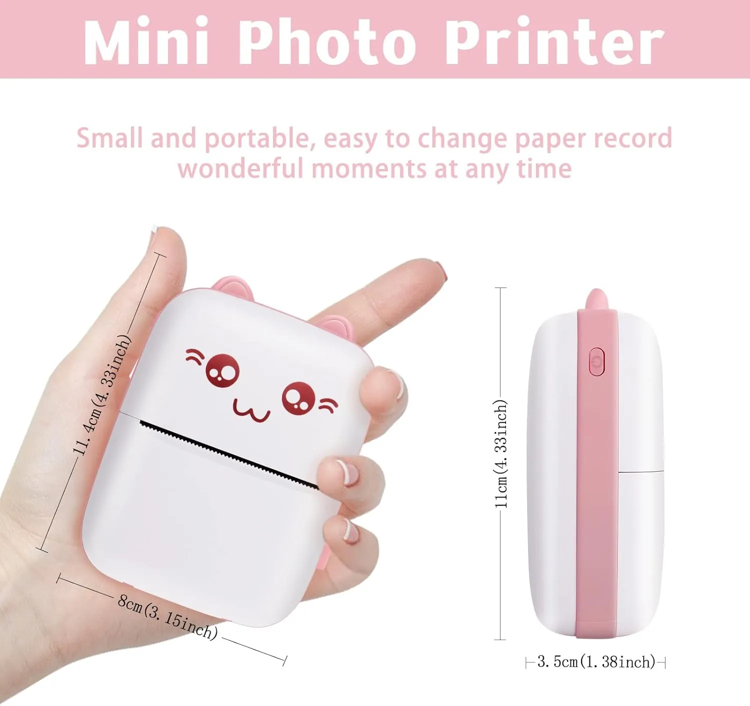 Mini Portable Bluetooth Connectivity Thermal Printer