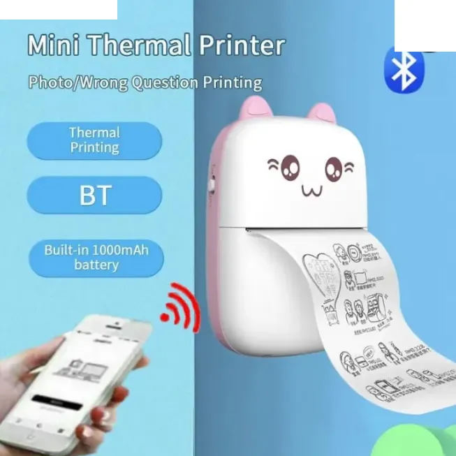 Mini Portable Bluetooth Connectivity Thermal Printer