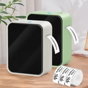 Mini Thermal Printer P15 Portable Bluetooth Label Printer Adhesive Sticker Inkless Labeling Machine with Thermal Paper