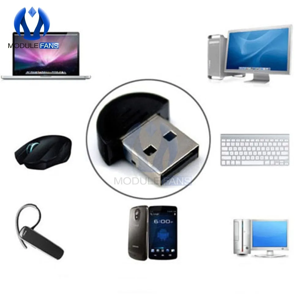 Mini USB Bluetooth Adapter Wireless Dongle For Windows XP Win7 Laptop PC Vista