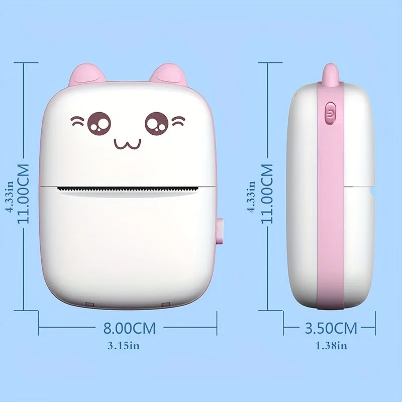 Mobile Bluetooth Mini Printer - Perfect for Students and Labels Prints