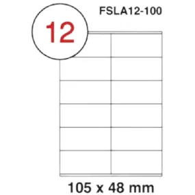MULTI PURPOSE WHITE LABEL-105X48mm