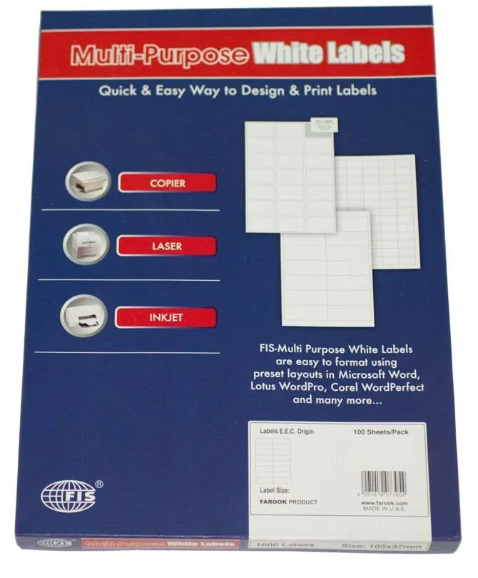 MULTI PURPOSE WHITE LABEL-99.1X67.7mm