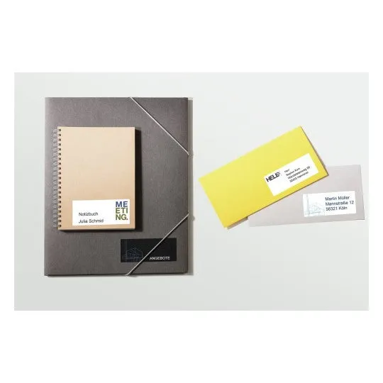 Multipurpose General-use Labelswith ultragrip, 64.6 x 33.8 mm, Colour Laser, Inkjet, Copier, B/W Laser, A4